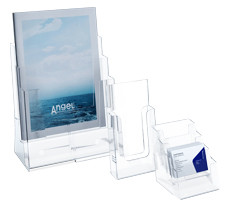 Буклетницы и подставки под визитки